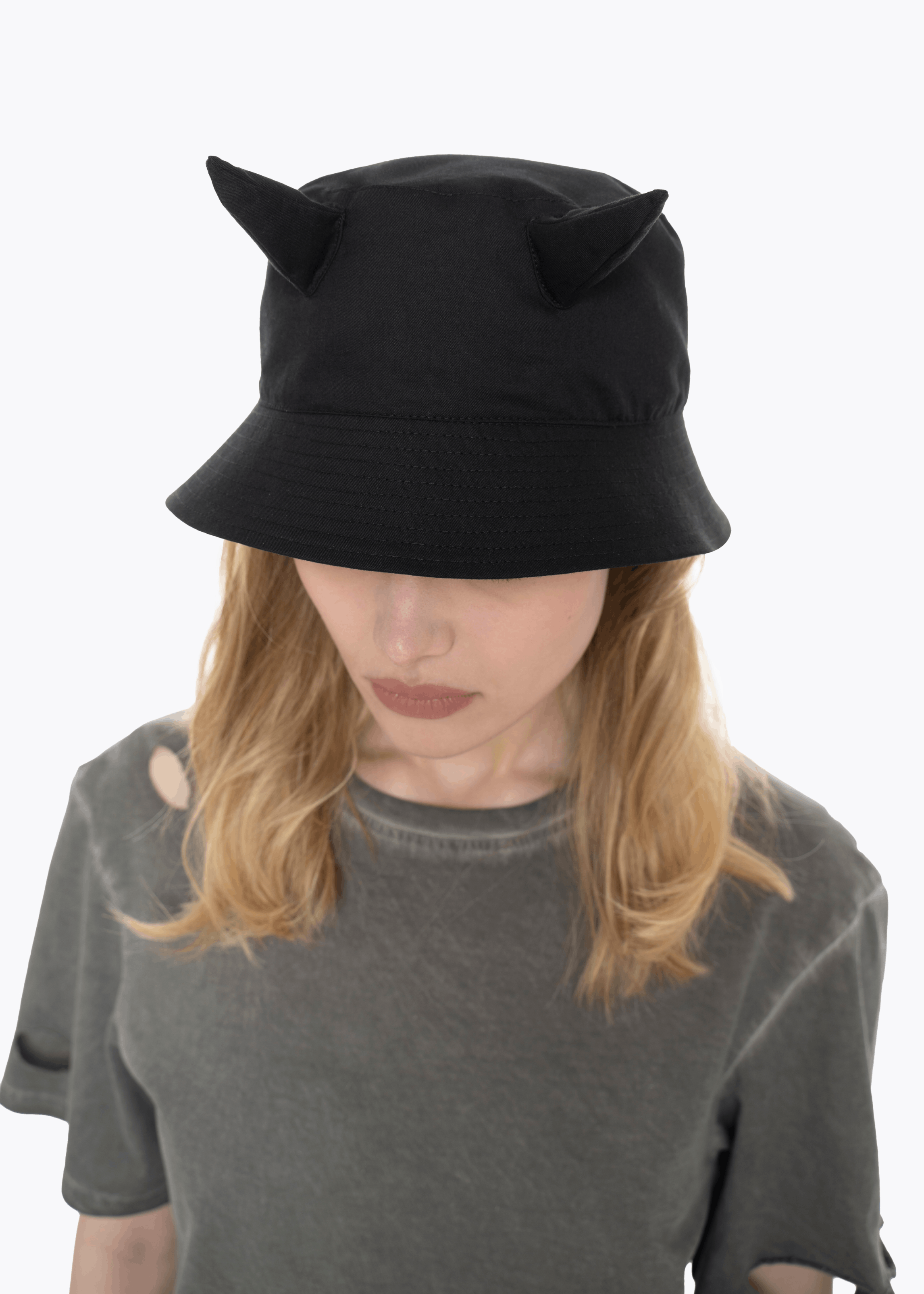 Bat Norton PANAMA WITH HORNS DEMIDEVIL. BLACK Size ONE SIZE - 4 Thumbnail