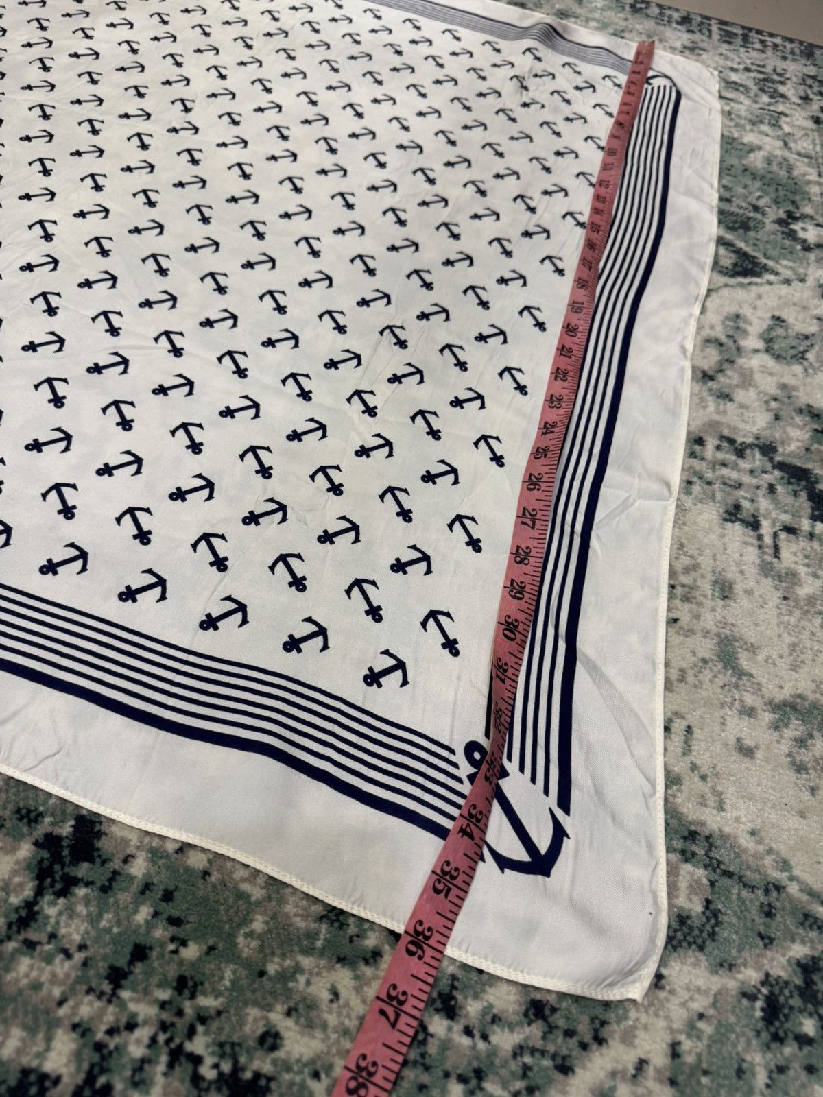 Other MALENE BIRGER ACHORS PRINT MIXED SILK SCARF Size ONE SIZE - 2 Thumbnail
