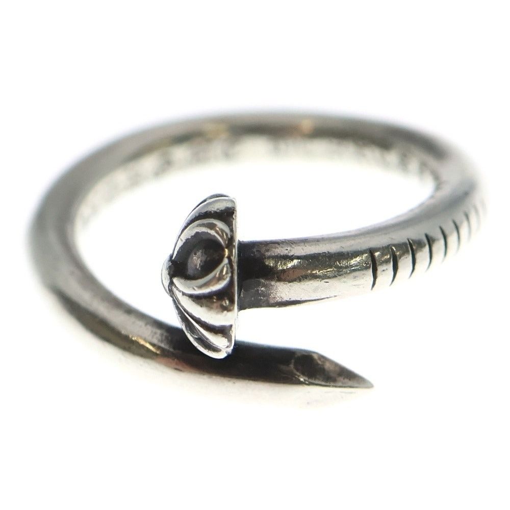 CHROME HEARTS Nail Cross Ball Ring Silver