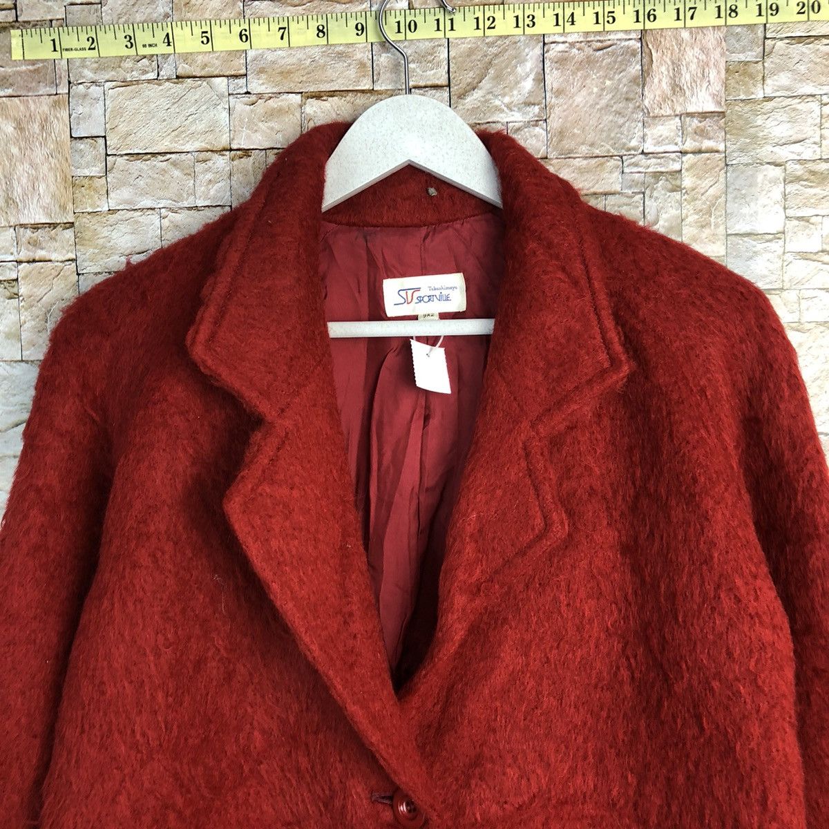 Blaze × Japanese Brand Sport Vibe vintage mohair Red Blazzer #A298 Size M / US 6-8 / IT 42-44 - 4 Thumbnail