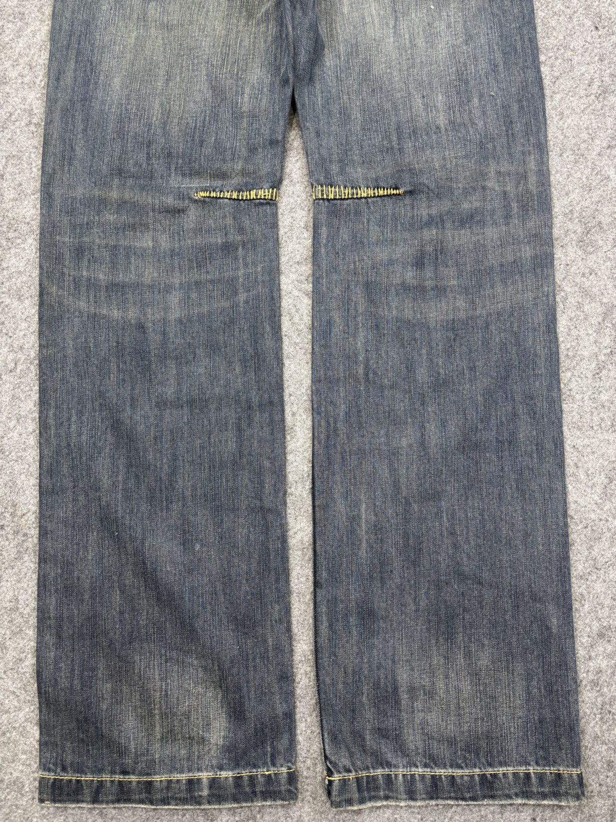 Japanese Brand 💥Archival💥Osaka Big Train Loose Distressed Denim F832 Size US 32 / EU 48 - 14 Thumbnail