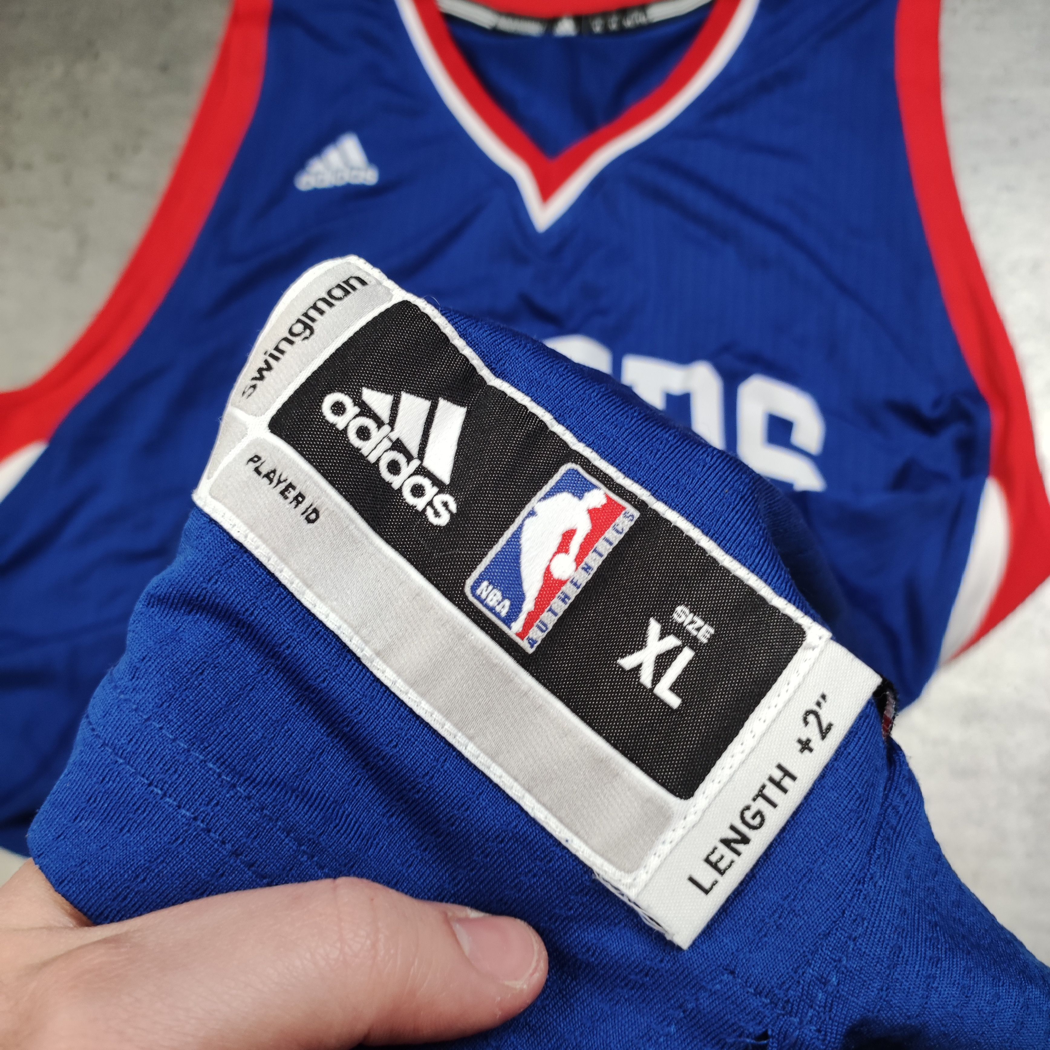 Adidas × NBA × Vintage RARE NBA Sixers Adidas Basketball #1Carter Williams Jersey Size US XL / EU 56 / 4 - 6 Thumbnail