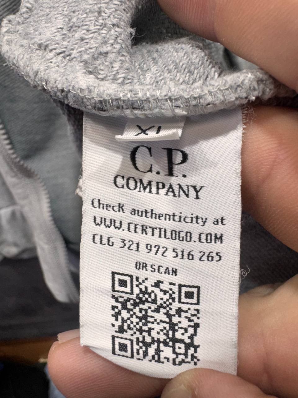 C.P. Company C.P. Company Tonal Zip Grey Goggle Hoodie Size XL Size US XL / EU 56 / 4 - 19 Thumbnail
