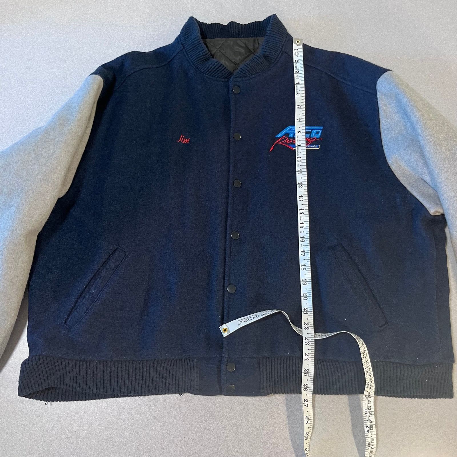 Japanese Brand True vintage AFCO Racing Wool Varsity Jacket – USA Made Size US L / EU 52-54 / 3 - 6 Thumbnail