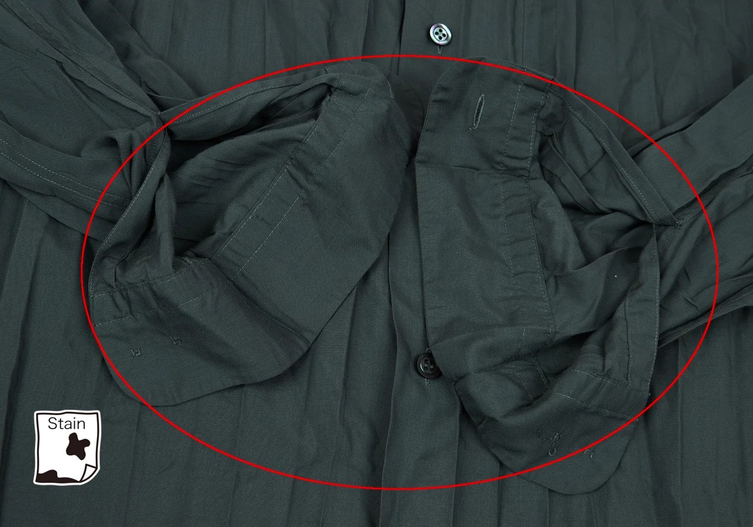 Issey Miyake Pleated Shirt in Blue Gray, Size M Size US M / EU 48-50 / 2 - 9 Thumbnail