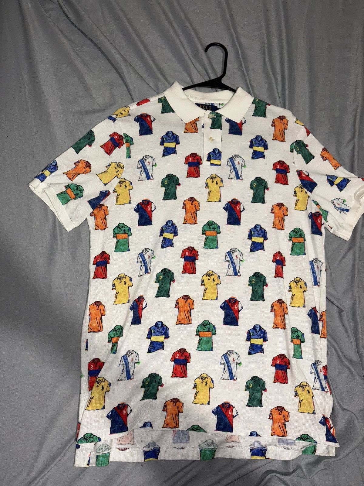 Polo Ralph Lauren Polo Ralph Lauren Shirt-Print Mesh Polo Size US M / EU 48-50 / 2 - 1 Thumbnail