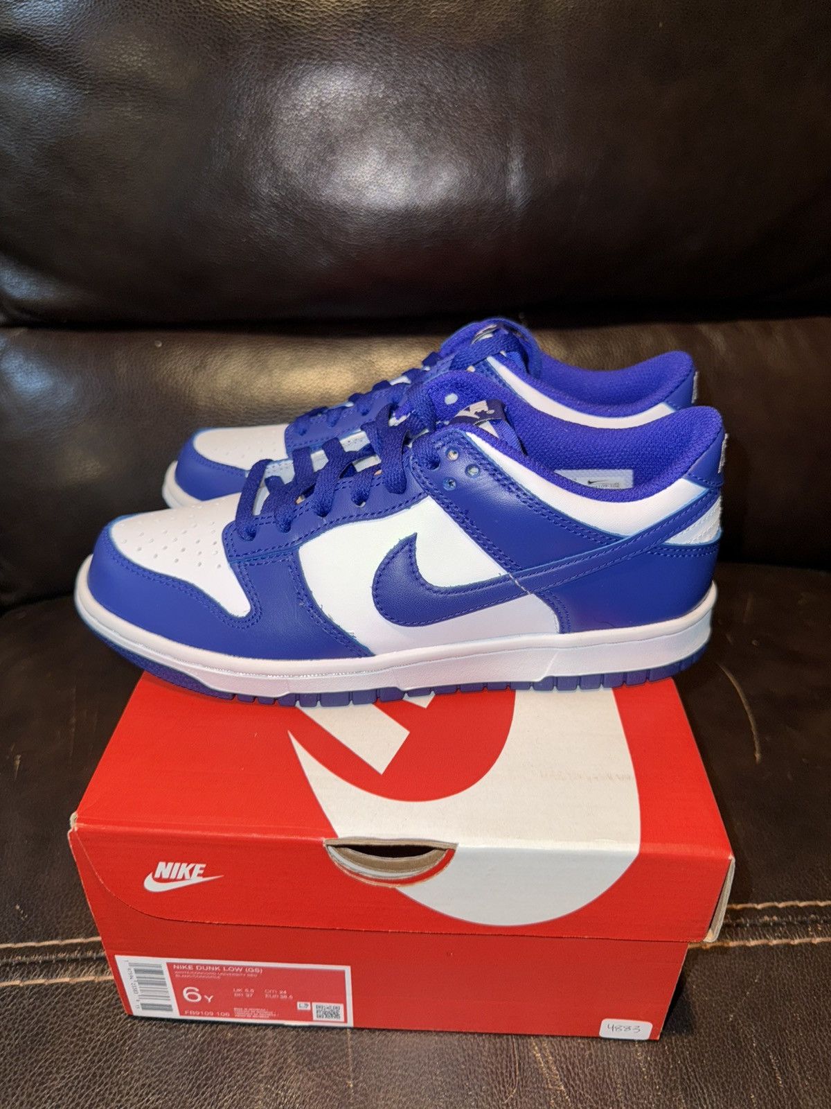 Nike Nike Dunk Low Concord (GS) FB9109-106 size 6Y Brand New Size US 6 / EU 39 - 1 Thumbnail