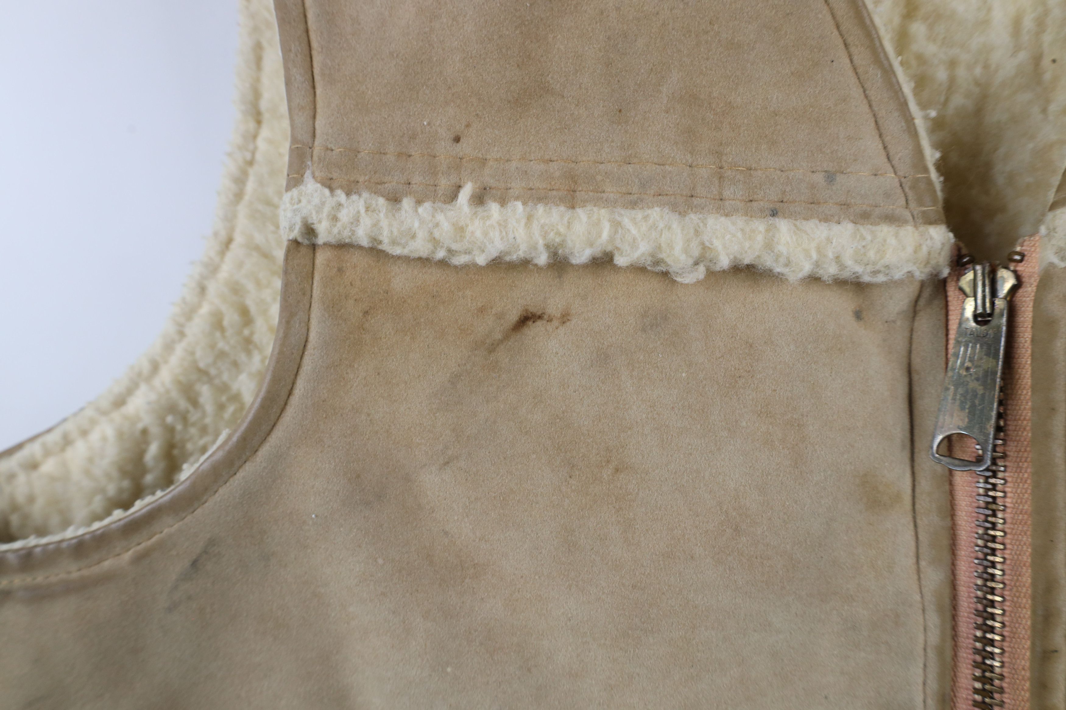 Vintage Vintage 70s Shearling Lined King of the Road Vest Jacket USA Size US L / EU 52-54 / 3 - 6 Thumbnail