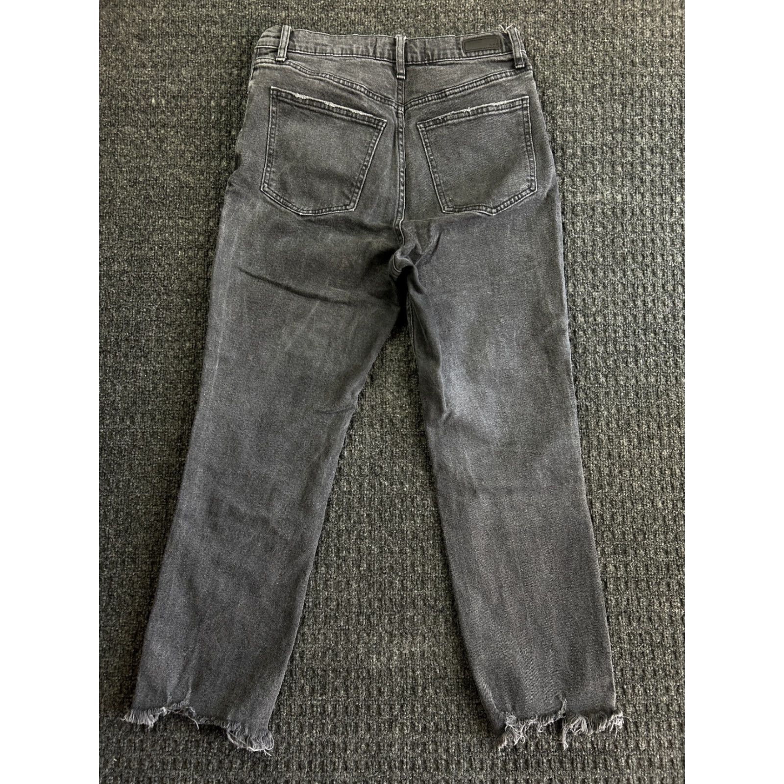 Abercrombie & Fitch Abercrombie & Fitch Jeans The Ankle Straight 28 6 R Ultra High Rise Black Women's Regular Size 28 Denim Distressed Pockets 5-Pocket Design Vintage No Size 28" / US 6 / IT 42 - 2 Thumbnail