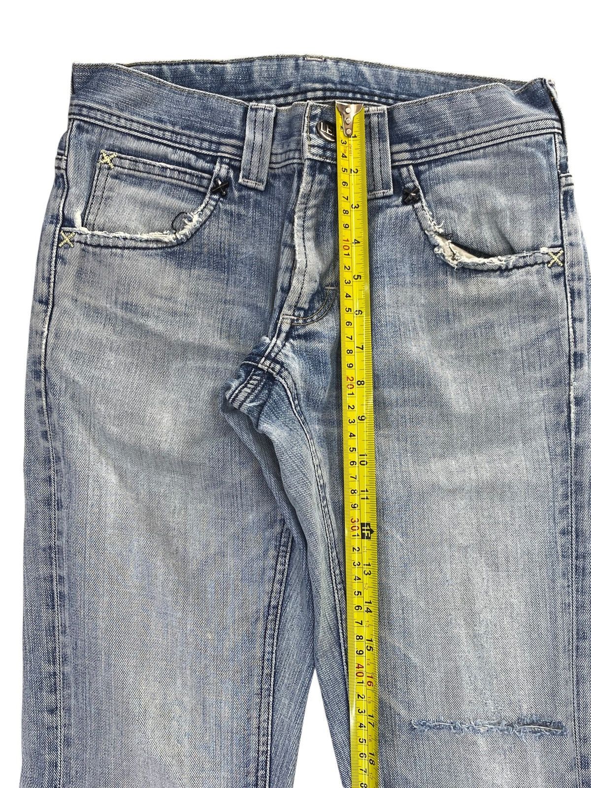 Other Japanese Brand Faded Wash Ripped Style Flare Jeans Size US 28 / EU 44 - 10 Thumbnail