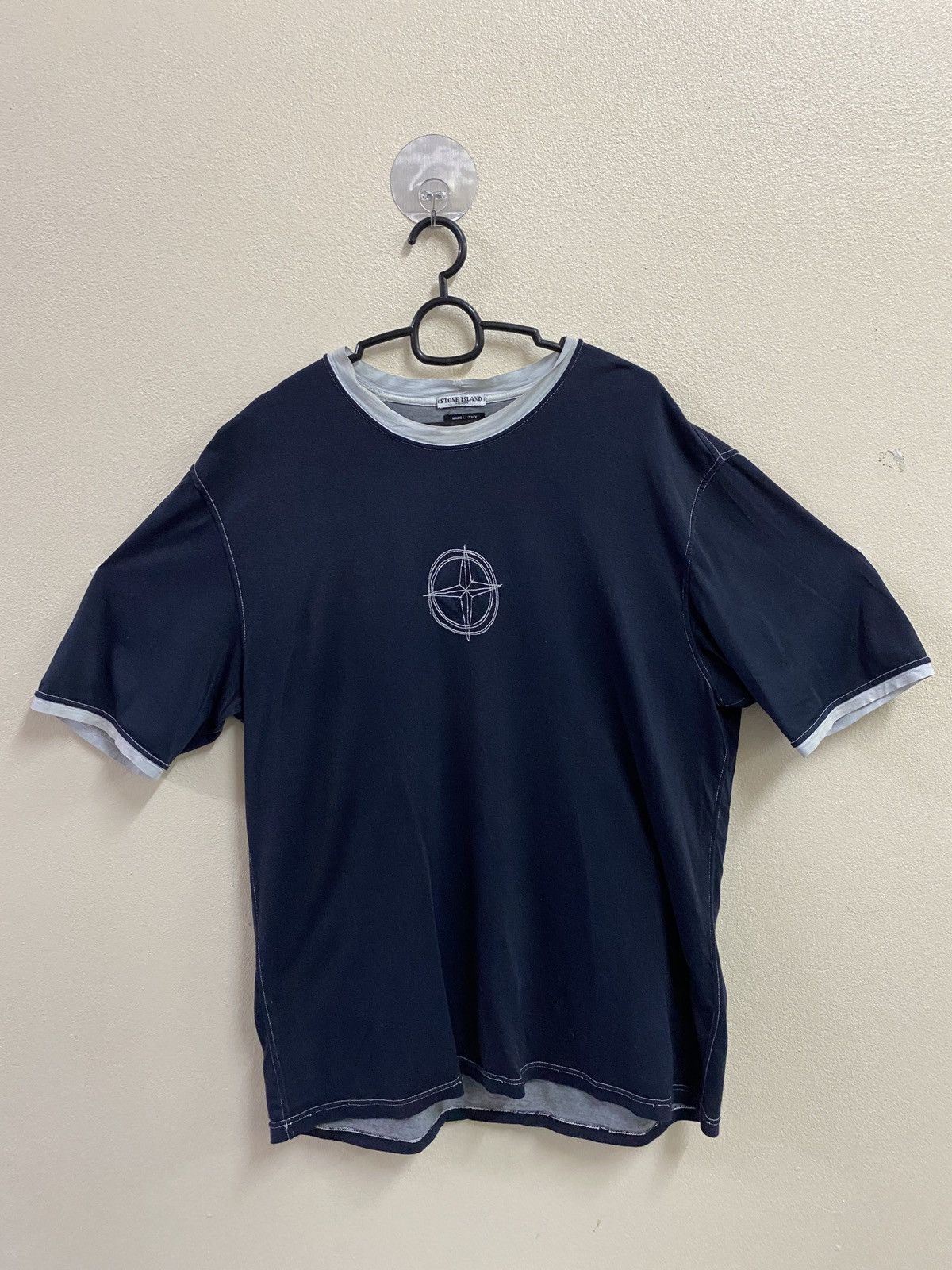 Stone Island Rare Vtg Stone Island Tee Size US XL / EU 56 / 4 - 1 Thumbnail