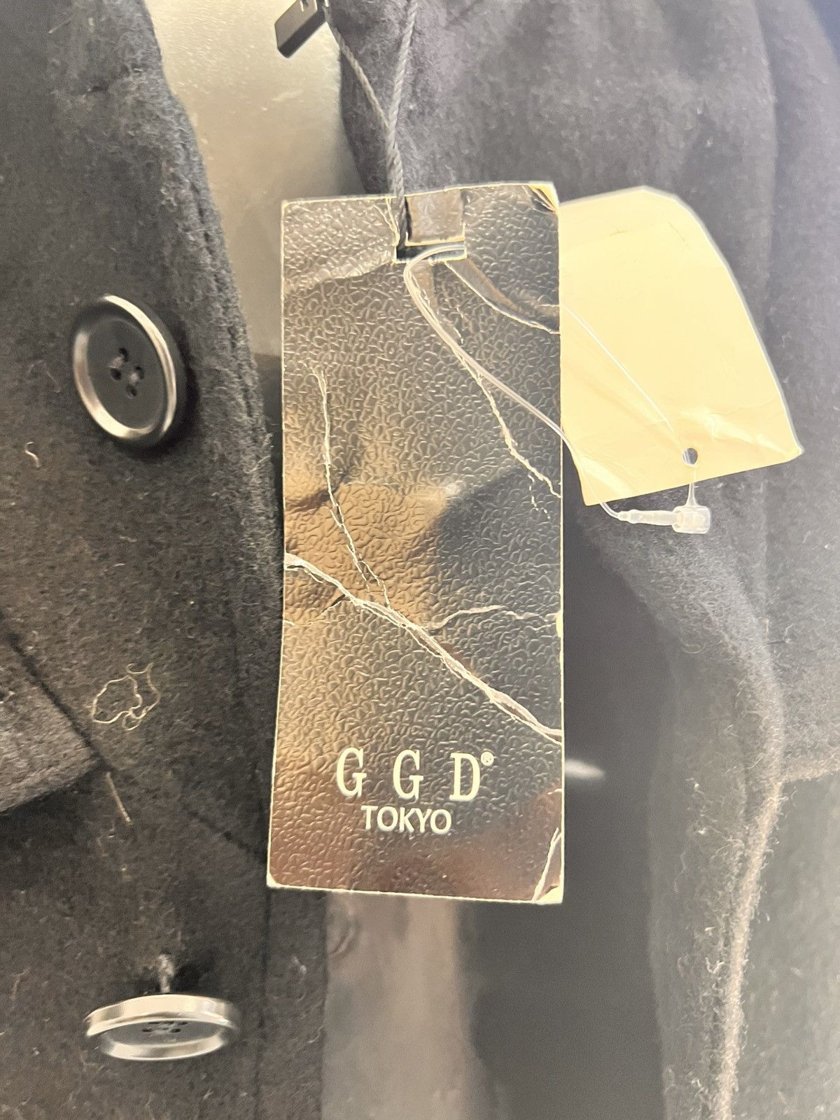 Designer × Japanese Brand GGD Japan Double Collar Wool Jacket Coat Size US M / EU 48-50 / 2 - 9 Thumbnail
