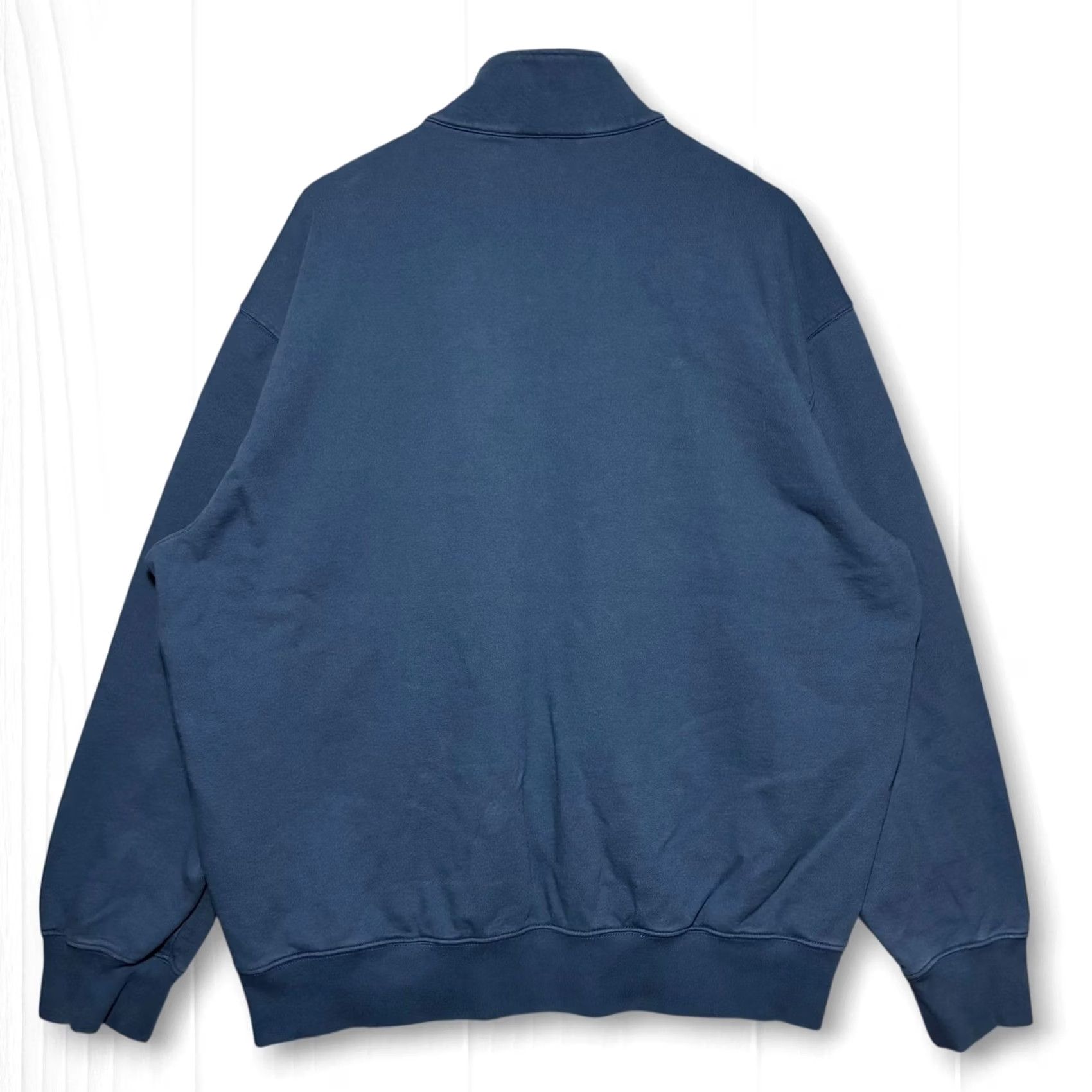 J.Crew VINTAGE J.Crew Quarter Zip Pullover Sweatshirt Mens XL Blue Size US XL / EU 56 / 4 - 2 Thumbnail
