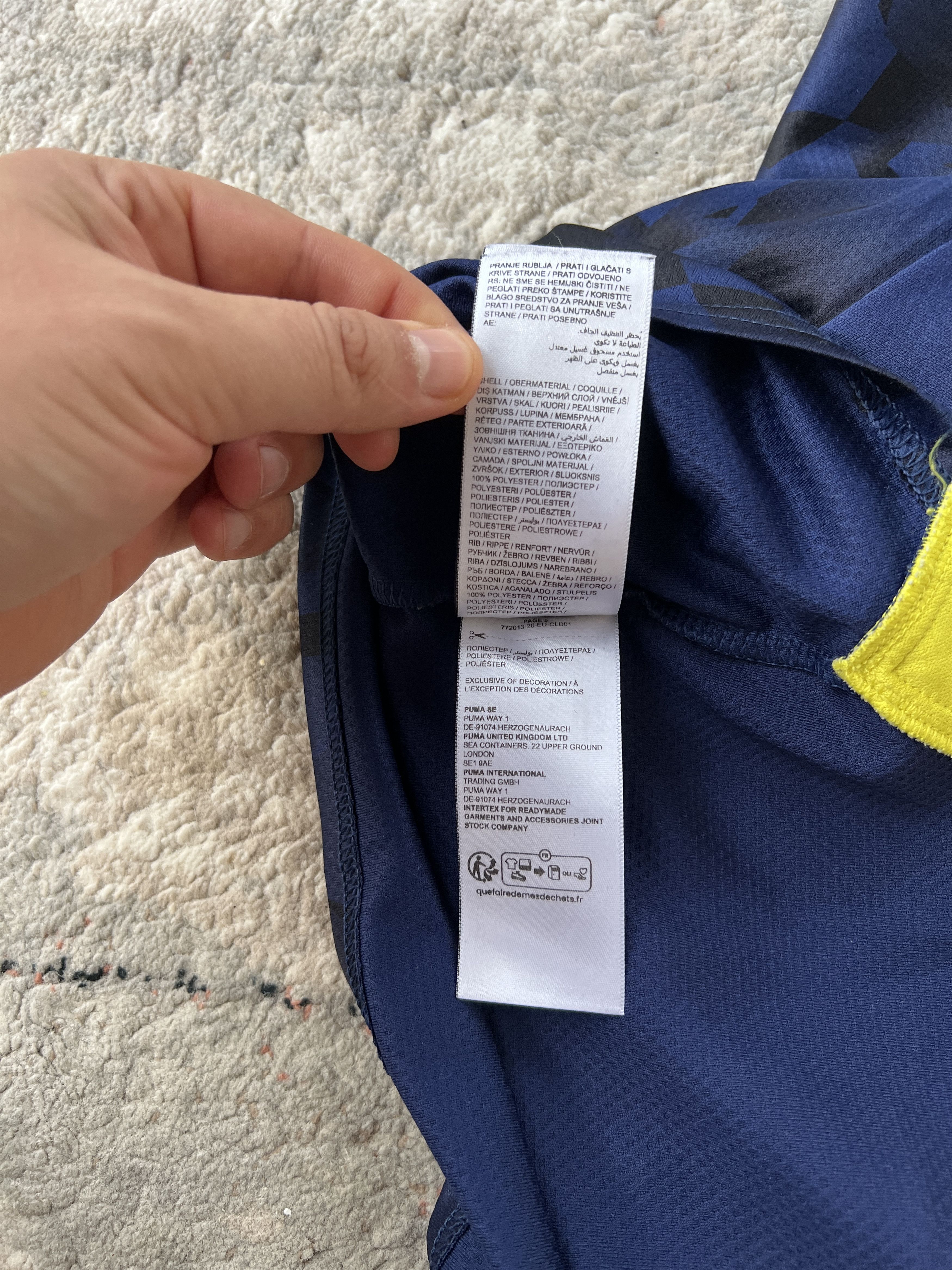 Puma Puma Fenerbahce Fred 35 Football Jersey Size US XL / EU 56 / 4 - 8 Thumbnail