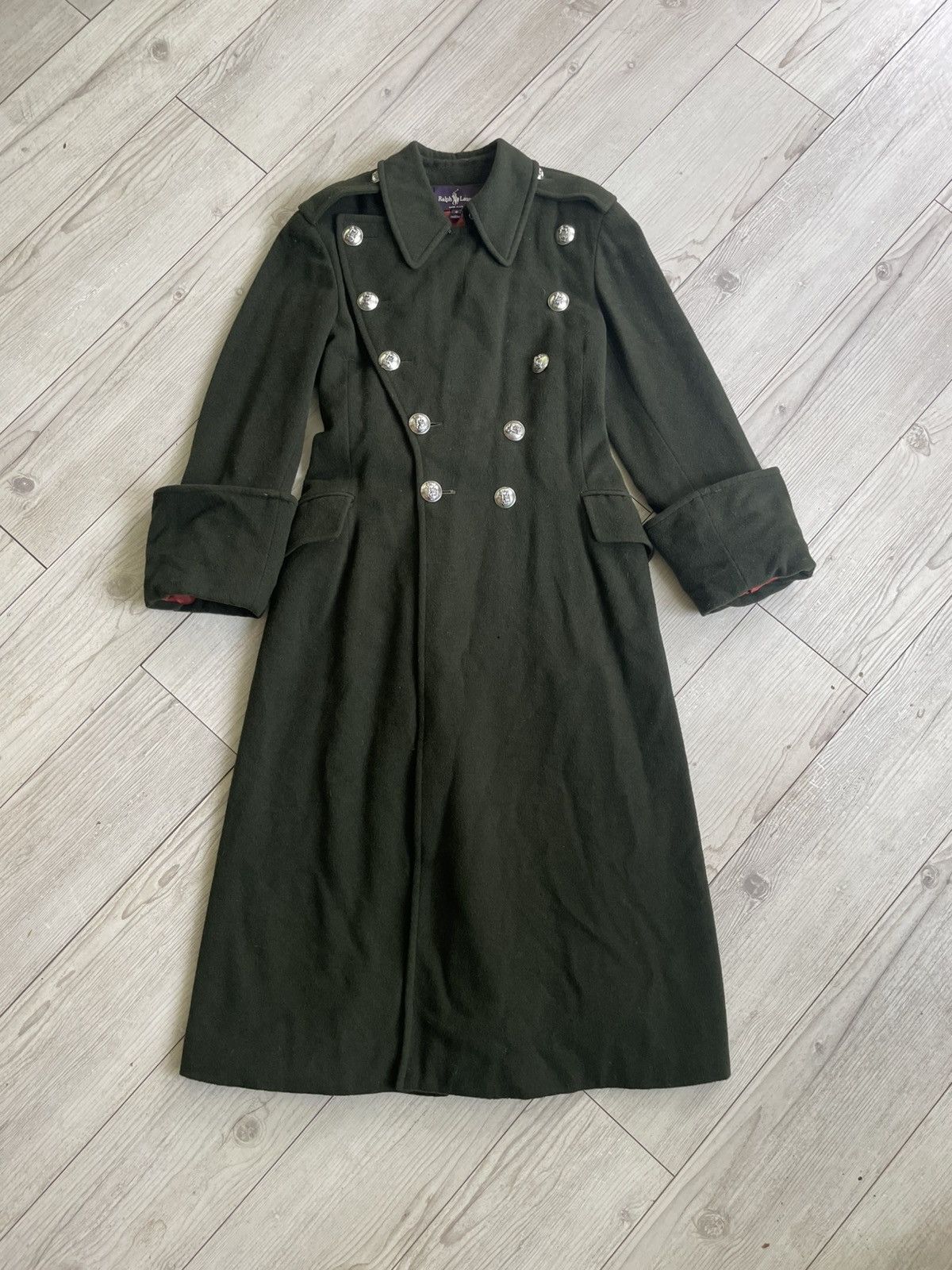 Ralph Lauren Purple Label Polo Ralph Lauren Purple Label Military Coat Made in USA Size M / US 6-8 / IT 42-44 - 1 Thumbnail