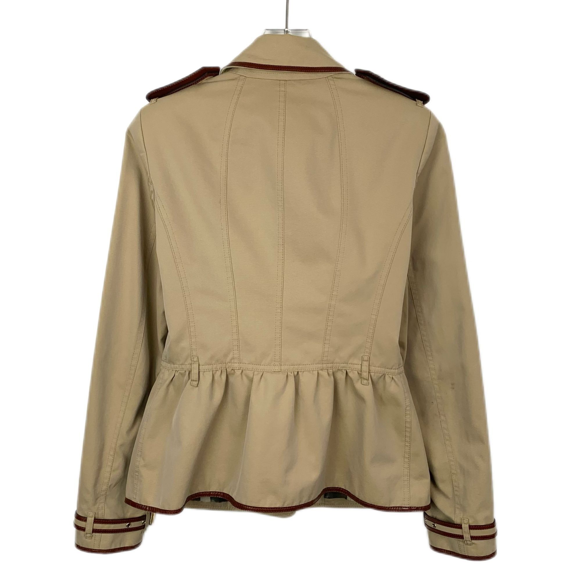 Burberry Burberry London Beige & Brown Multi-Pocket Trench Coat Size Size S / US 4 / IT 40 - 2 Thumbnail