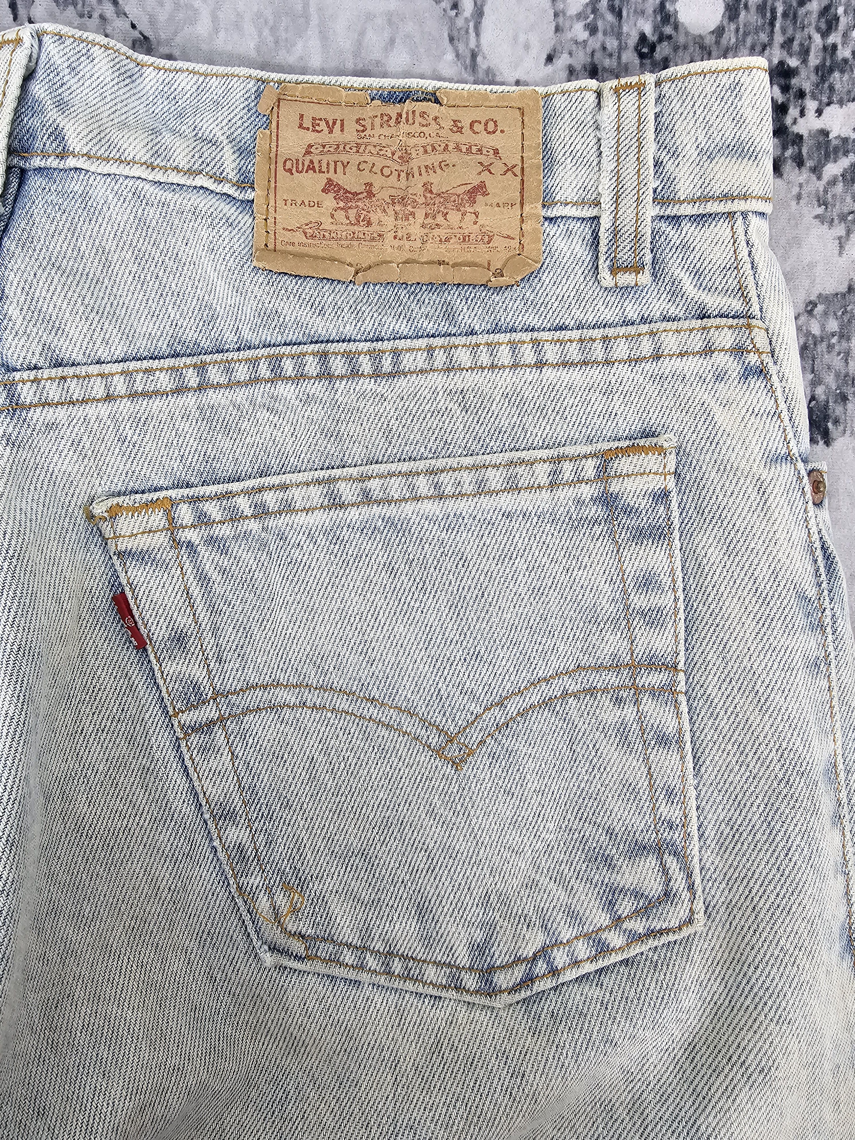 Levi's Vintage Clothing Vtg 80's LEVIS 610 Stain Rusty Ripped Size 31X29 Jeans L0433 Size US 31 - 10 Thumbnail