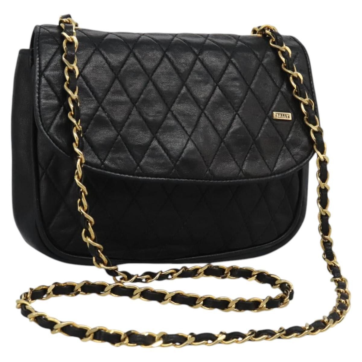 Bally Black Leather Shoulder Bag (Pre-Owned) Size ONE SIZE - 1 Thumbnail