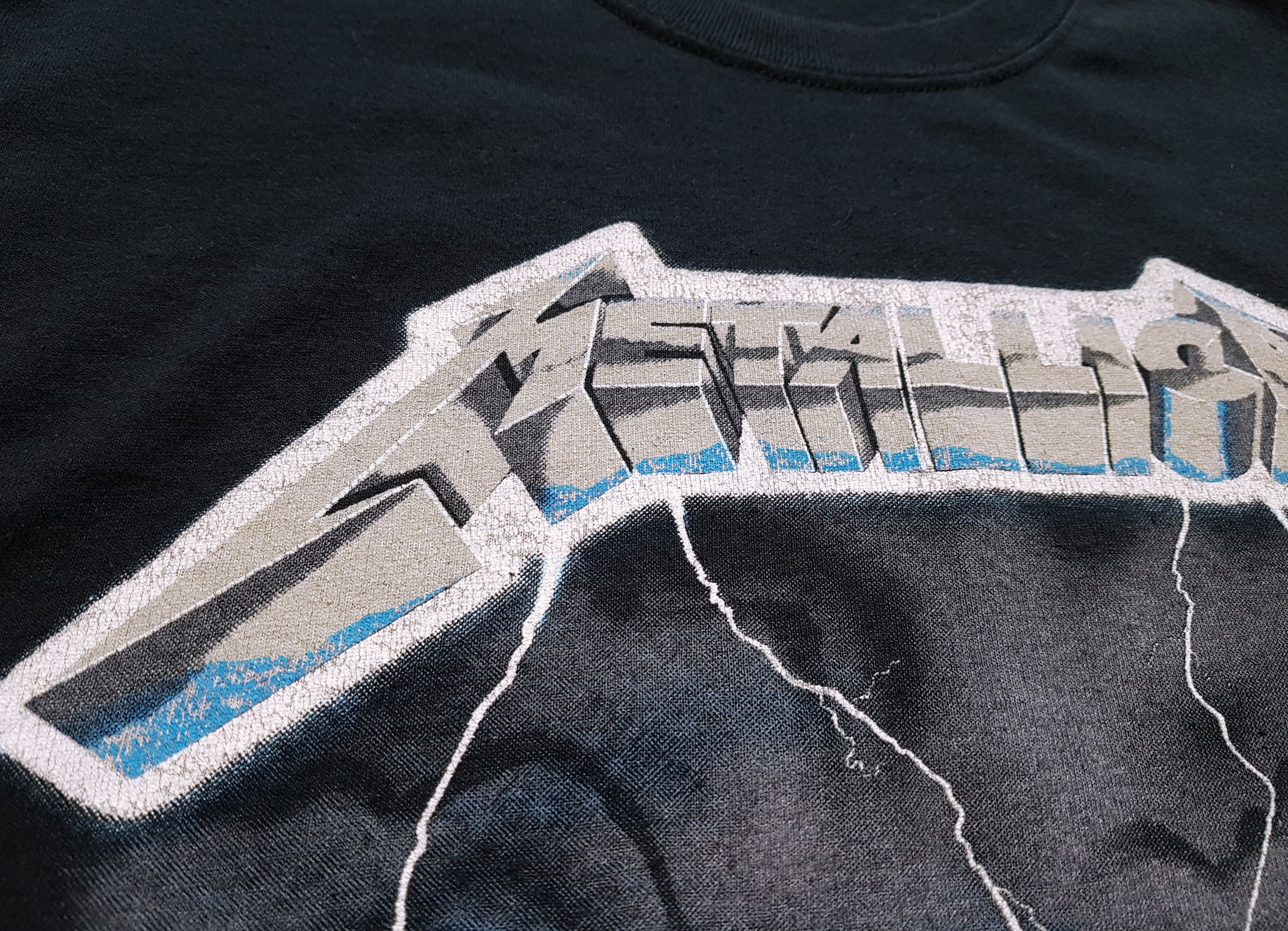 Metallica Metallica Vintage 2007 Ride The Lightning T Shirt Band S Size US S / EU 44-46 / 1 - 6 Thumbnail