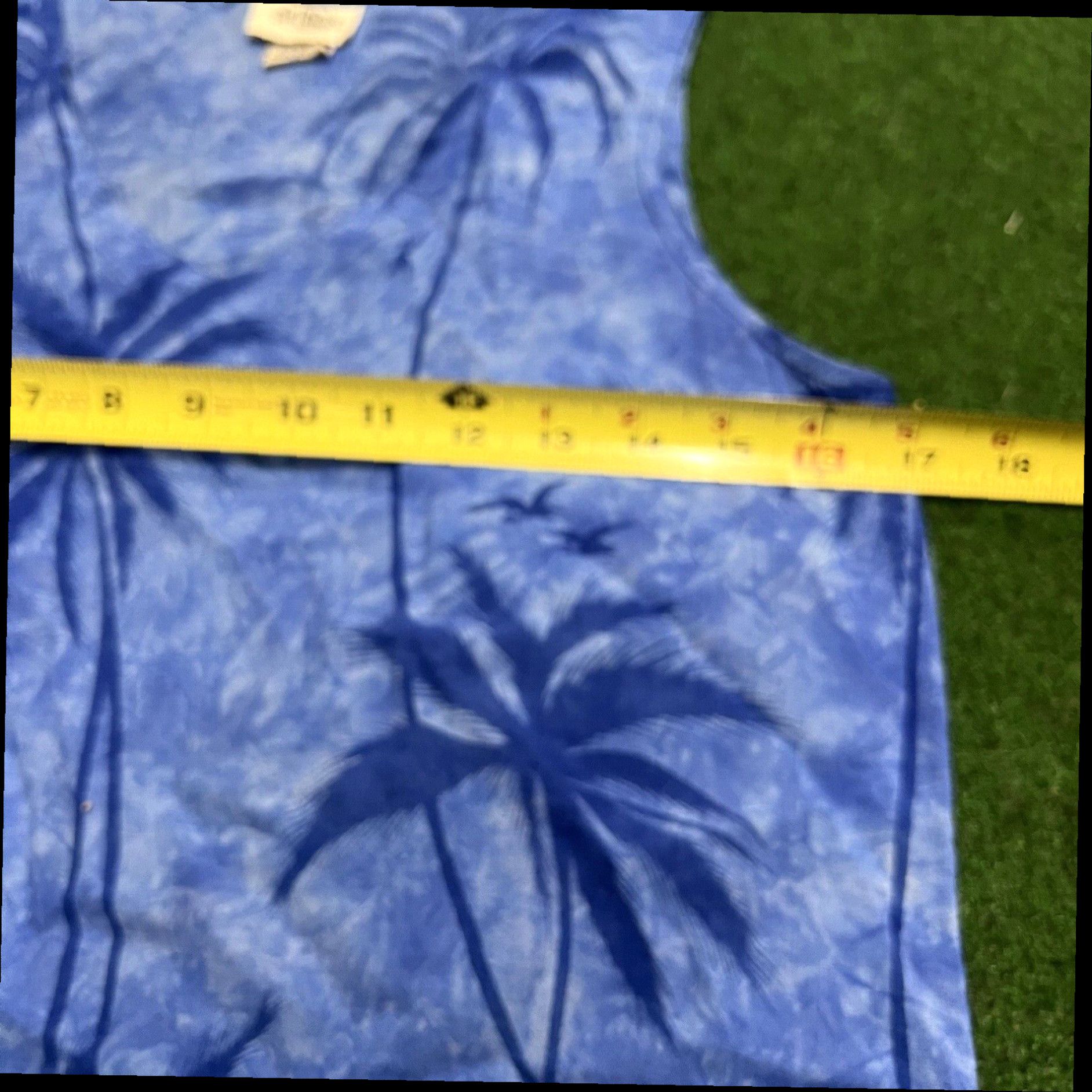 Vintage Hi Lites Womens Blue Sleeveless Tropical Cover Up Dress Beach Size Medium Size M / US 6-8 / IT 42-44 - 5 Thumbnail