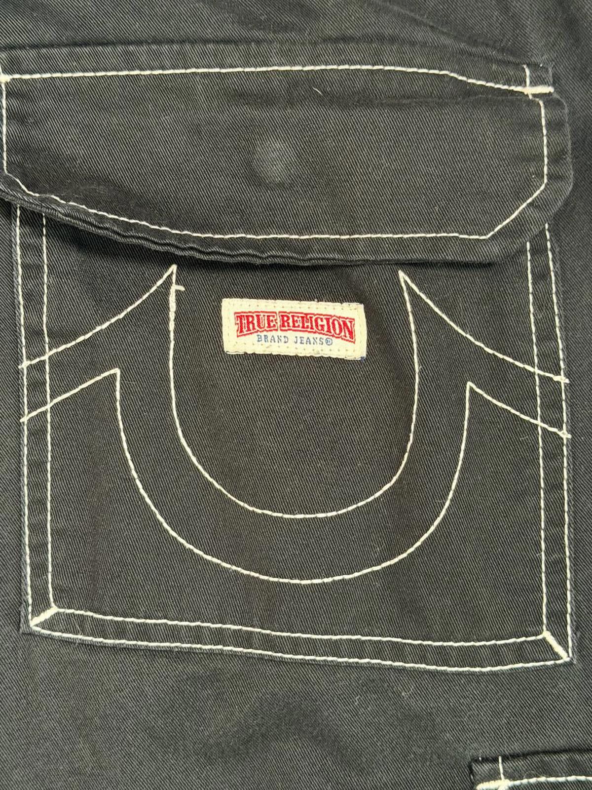 True Religion True Religion Stitch Cargo Pants – Black/White – Size 32 Size US 32 / EU 48 - 4 Thumbnail