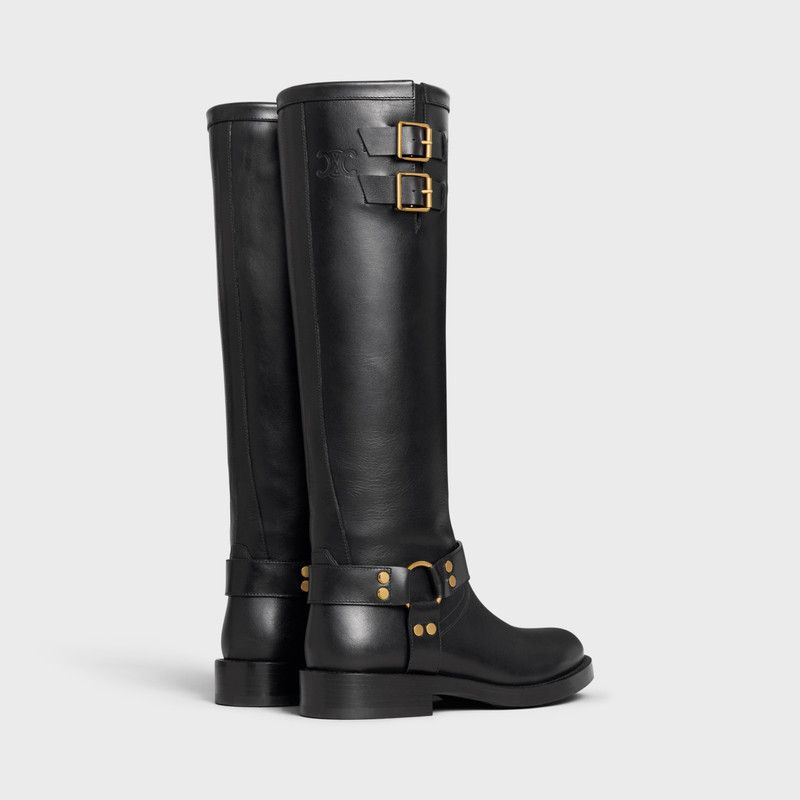 Celine o1bcso1str1225 354913882C High Biker Boots in Black Size US 11 / IT 41 - 3 Thumbnail