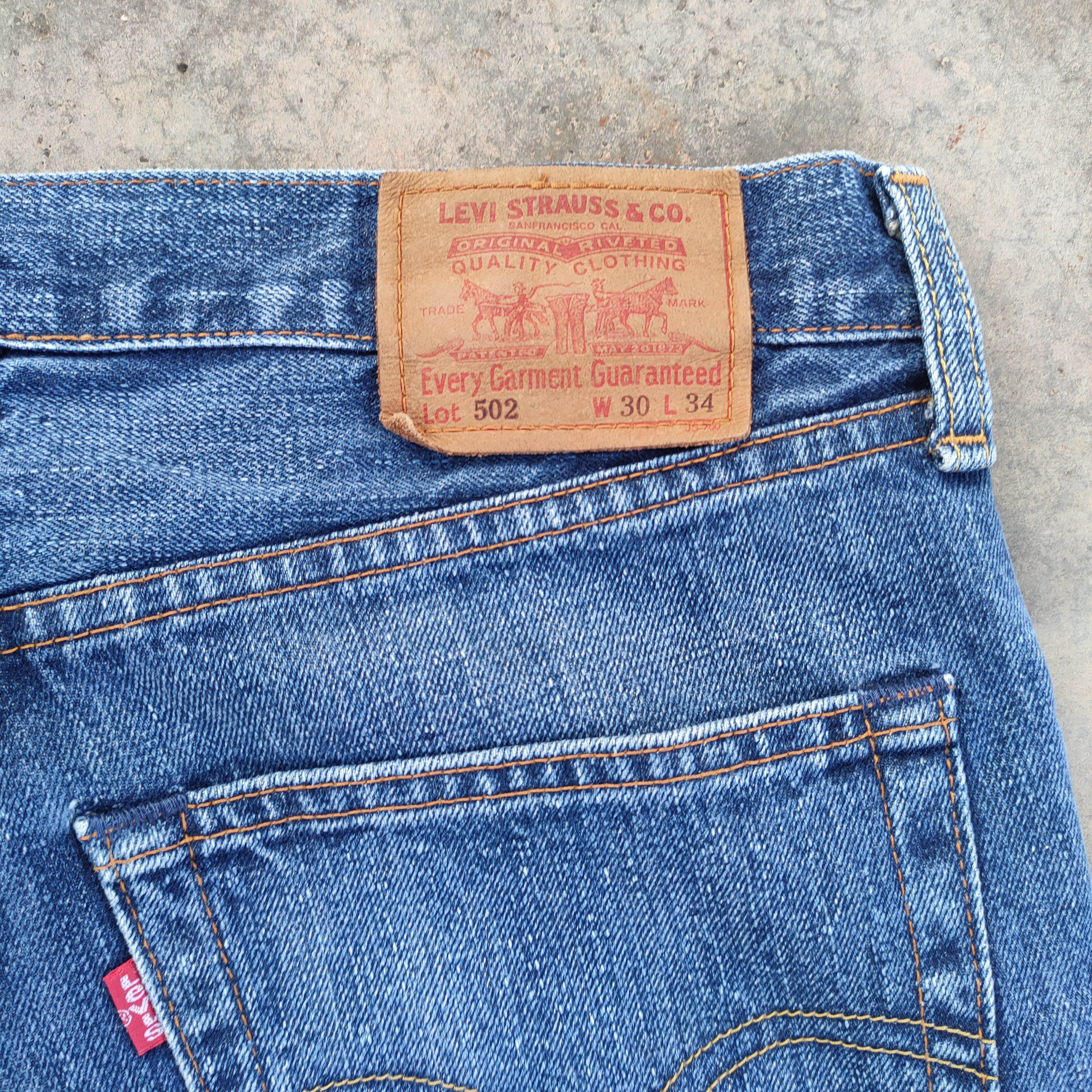Levi's Vintage Clothing Levi's 502 vintage distressed jeans denim pants Size US 30 / EU 46 - 9 Thumbnail
