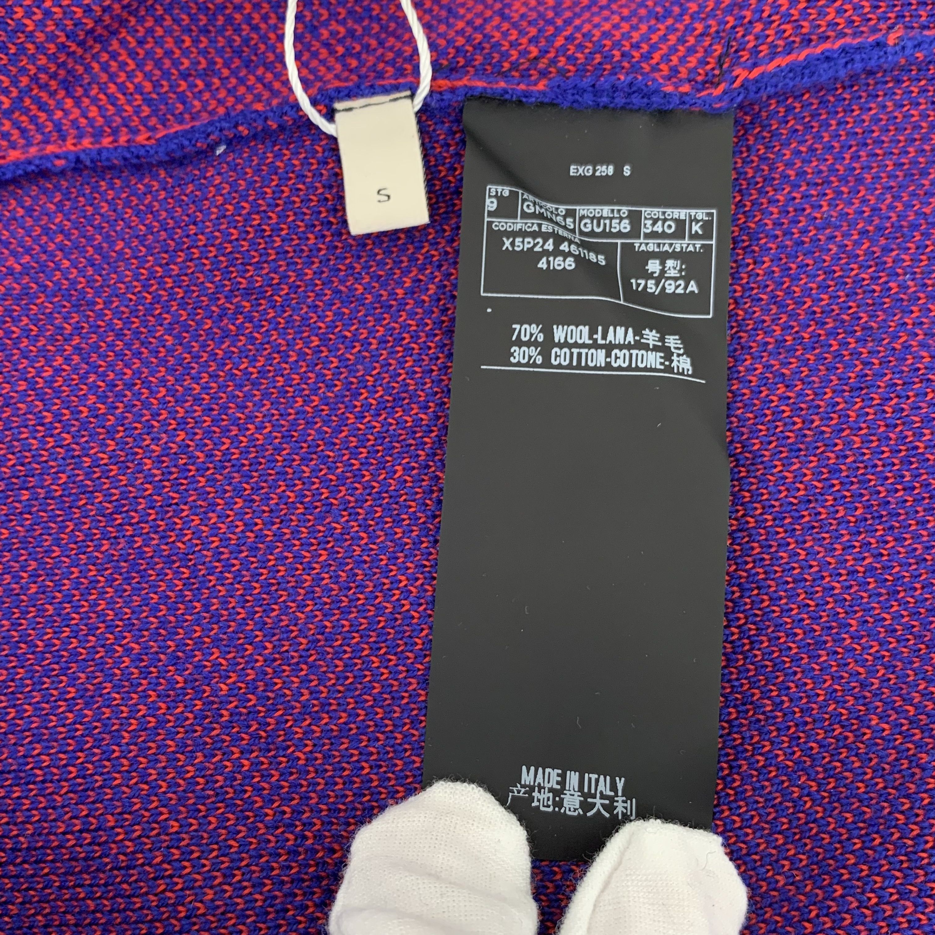 Gucci Gucci Wool Cardigan – Purple V-Neck Knit Jacket (Size S) Size S / US 4 / IT 40 - 3 Thumbnail