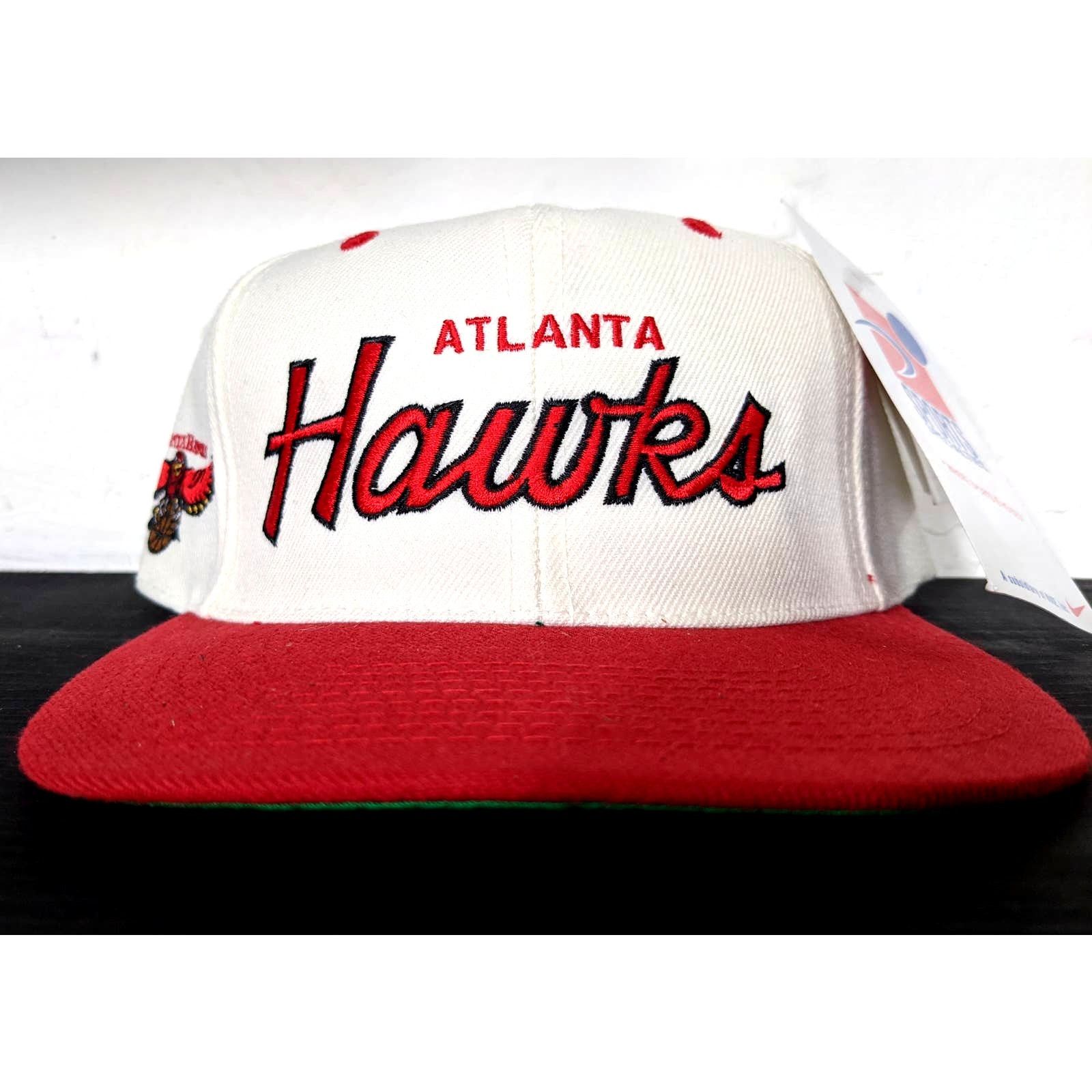 Vintage 90s Atlanta Hawks Corduroy sale Hat Snapback NBA hat