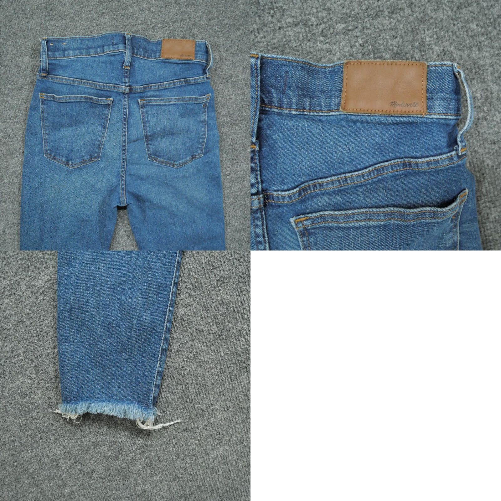 Madewell Madewell Jeans Womens 28 Blue 10 Inch High Rise Skinny Stretch Denim Pants 27x27 Size 28" / US 6 / IT 42 - 9 Thumbnail
