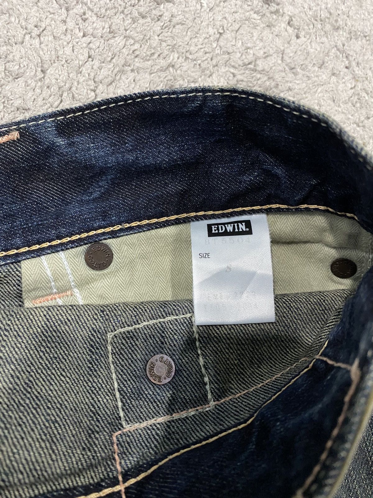 Edwin NEED GONE ‼️ Edwin 503 Blue Trip Black Flare Washed Denim Size US 31 - 7 Thumbnail