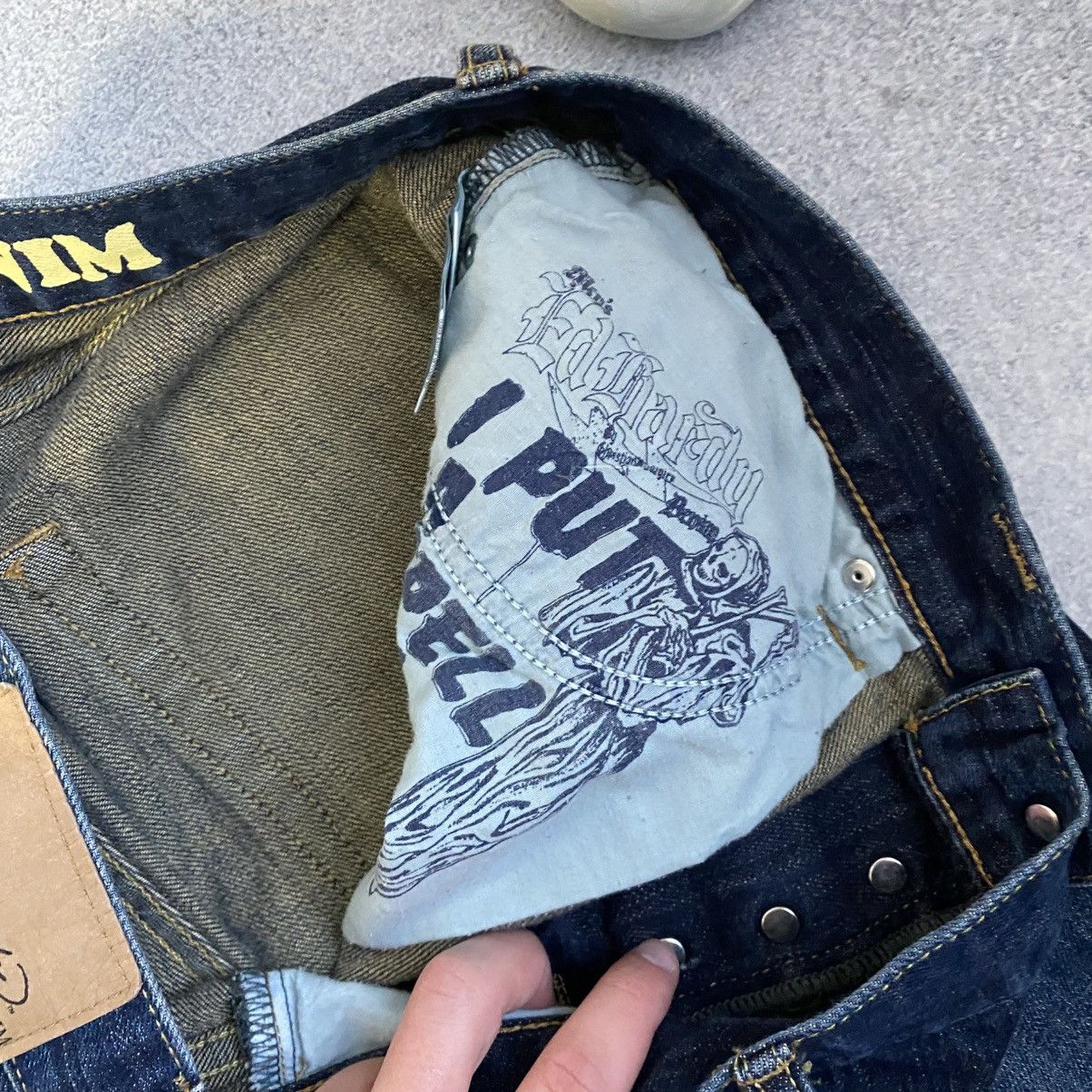 Ed Hardy Vintage Ed Hardy Denim Jeans Baggy Japanese Y2K Size US 34 / EU 50 - 13 Thumbnail