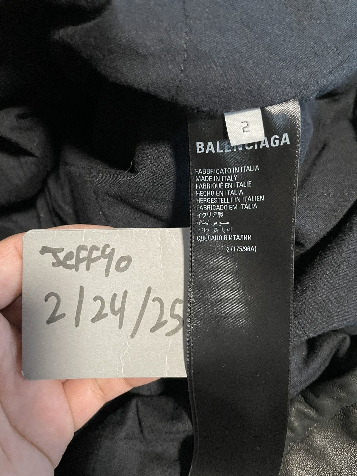 Balenciaga Balenciaga Leather Hoodie Size US M / EU 48-50 / 2 - 12 Thumbnail