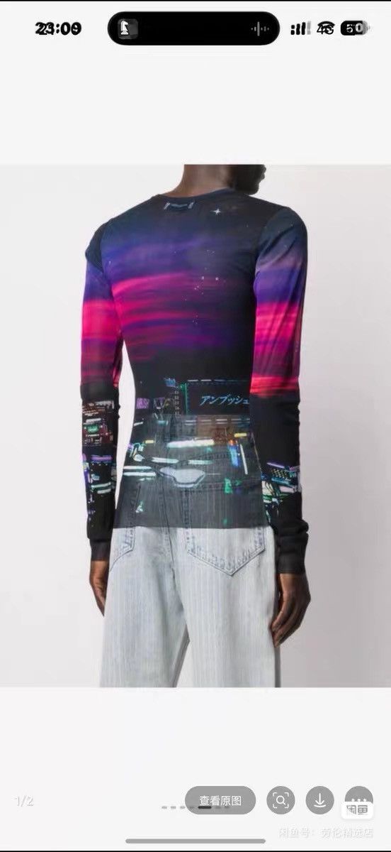Ambush Design ambush neon city night print long sleeve tshirt balenciaga Size US M / EU 48-50 / 2 - 1 Thumbnail