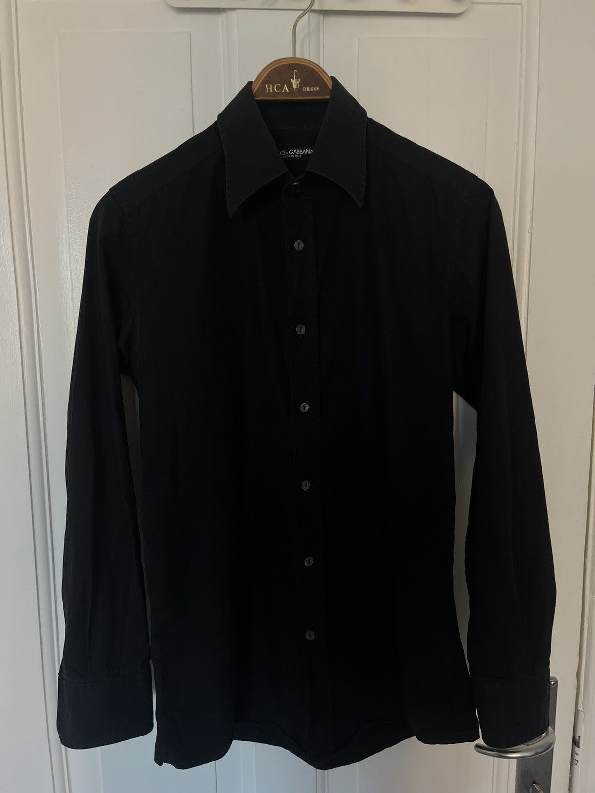 Dolce & Gabbana DOLCE & GABBANA - Button-up shirt, black. Size US M / EU 48-50 / 2 - 1 Thumbnail