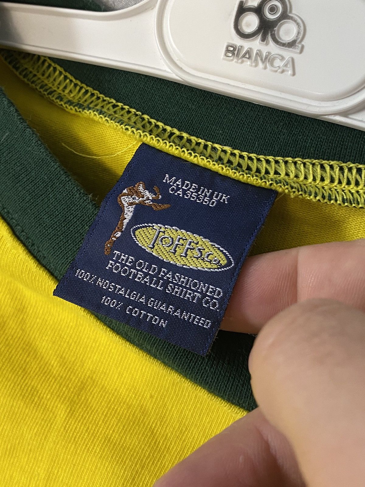 Toffs Very Rare Vintage Brasil Toffs Soccer Jersey Long Sleeve Size US L / EU 52-54 / 3 - 4 Thumbnail