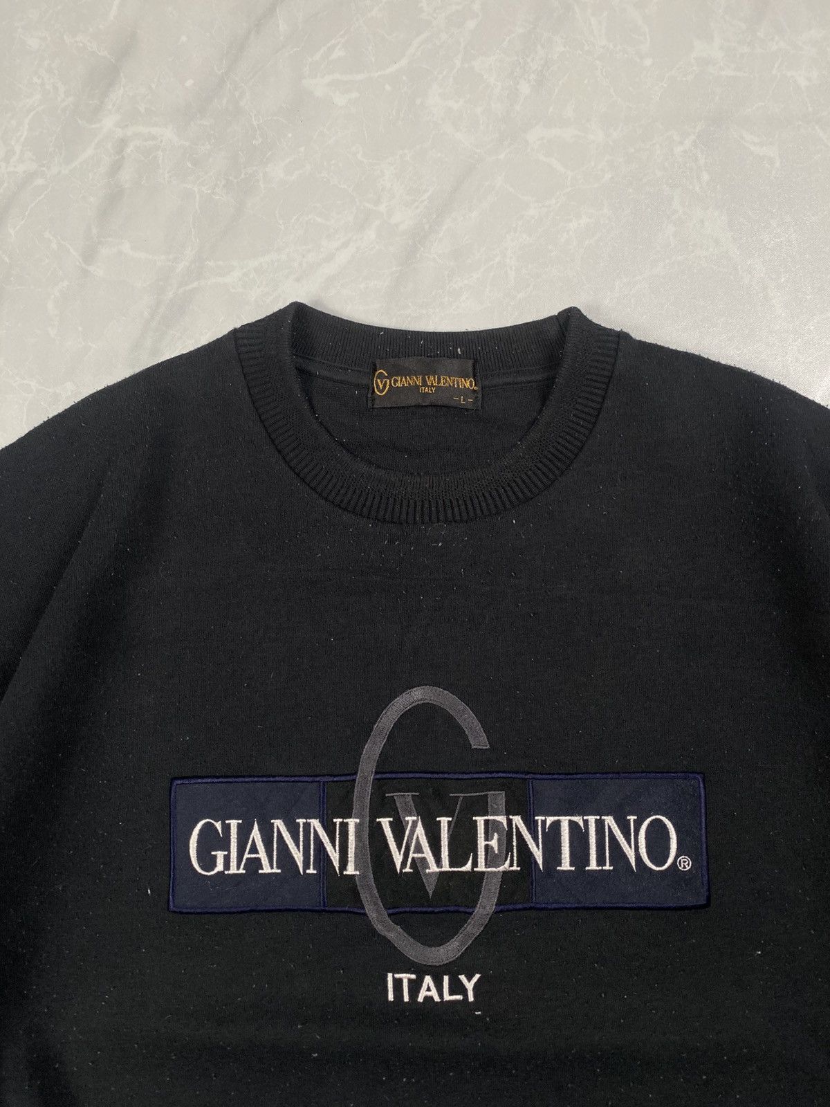 Gianni Valentino Vintage Gianni Valentino Italy Boxy Crewneck Size US M / EU 48-50 / 2 - 2 Thumbnail