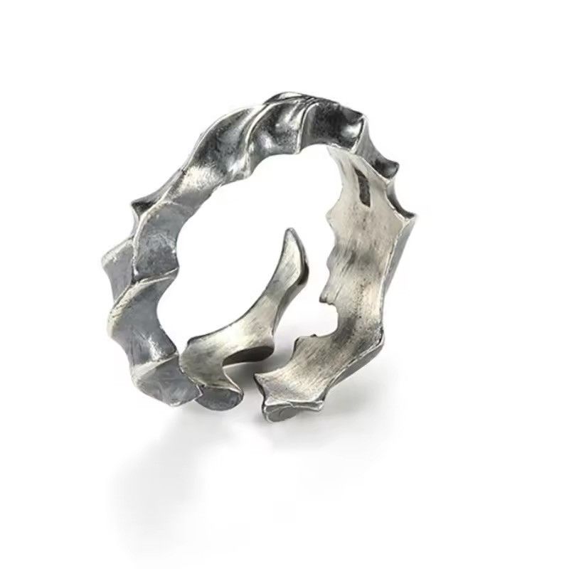 Jewelry Retro Branch Vine Pattern Ring Adjustable Size Size ONE SIZE - 4 Thumbnail