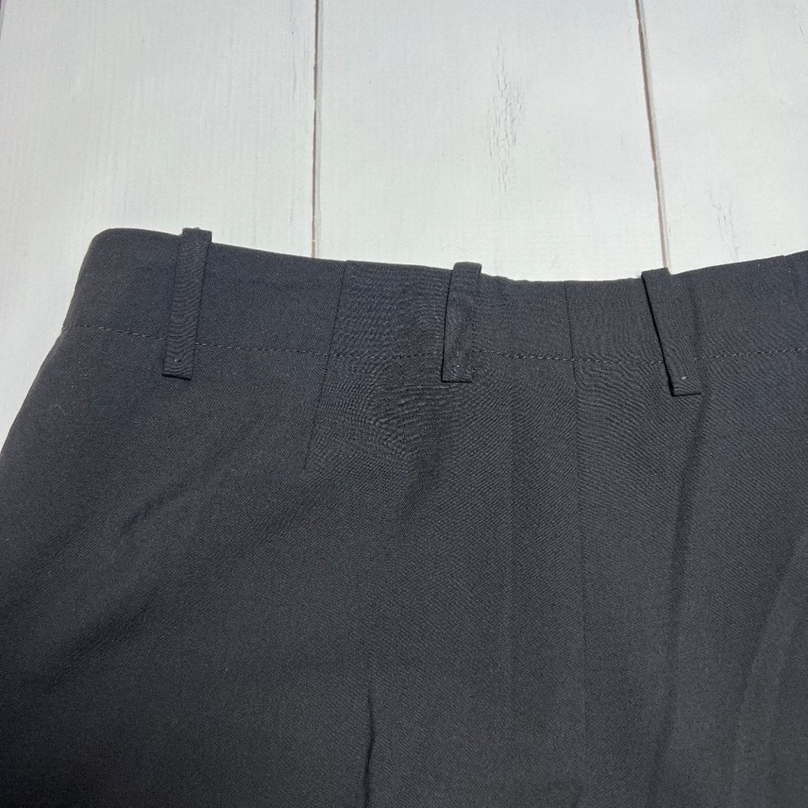 Hugo Boss Hugo Boss Tulia Virgin Wool Flare Trousers Black Size 4 Size 27" / US 4 / IT 40 - 10 Thumbnail