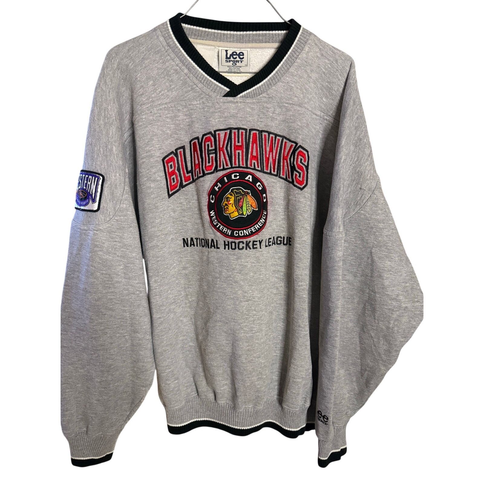 Nutmeg Vintage Chicago Blackhawks Crewneck Size US XL / EU 56 / 4 - 1 Thumbnail