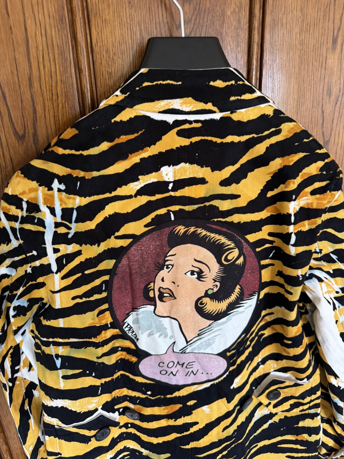 Prada SS18 Prada come on in tiger coat Archive grail coat jacket Size US S / EU 44-46 / 1 - 17 Thumbnail