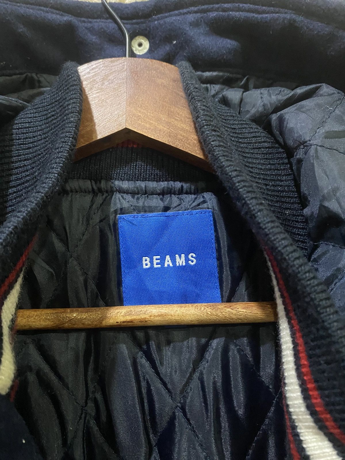 Beams Japan Beams Varsity Hoodie Jacket Size US M / EU 48-50 / 2 - 2 Thumbnail
