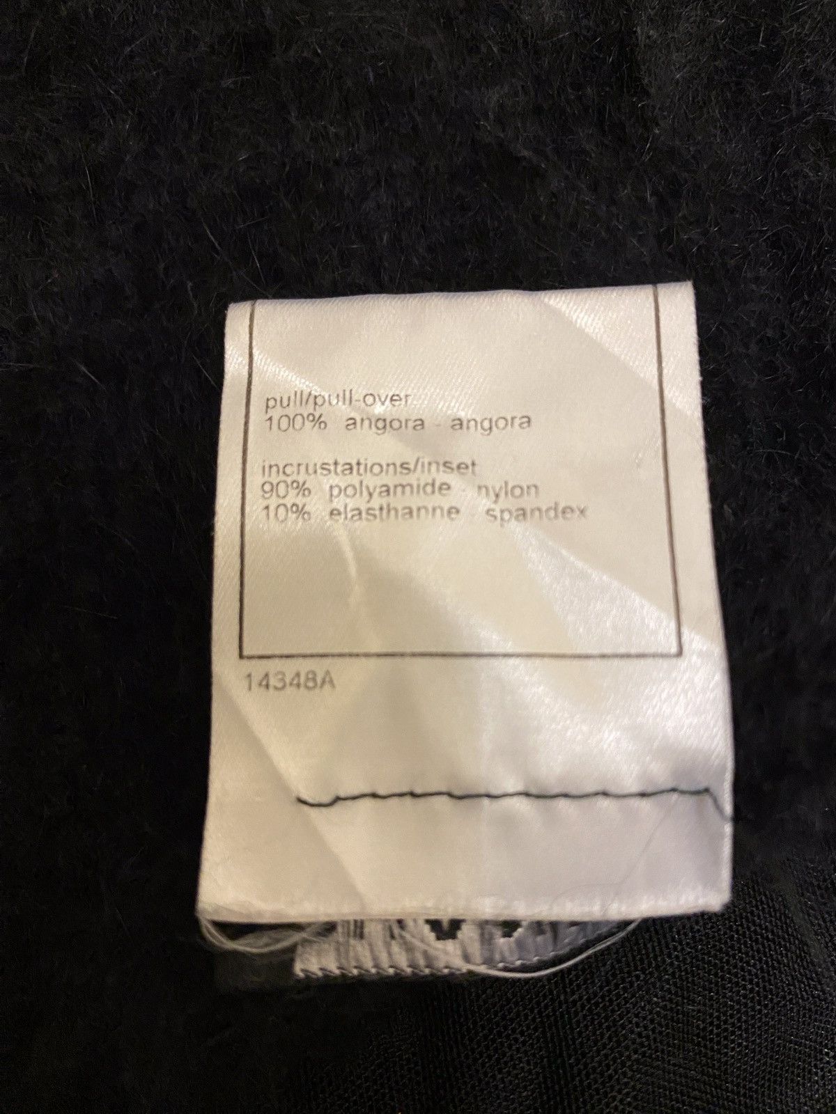 Chanel Chanel Black Angora Transparent Sleeve Tops Size S / US 4 / IT 40 - 12 Thumbnail