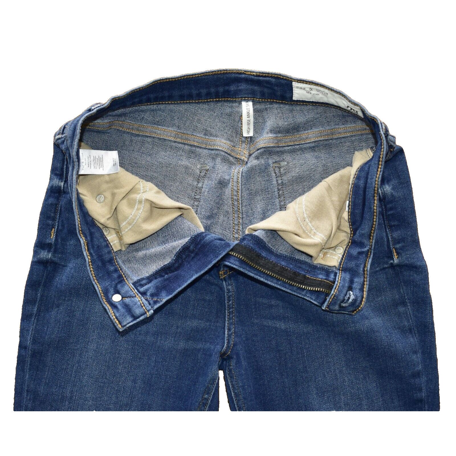 Rag & Bone RAG & BONE High Rise Ankle Skinny Lenox Color Jeans Size 29 Size 29" - 4 Thumbnail