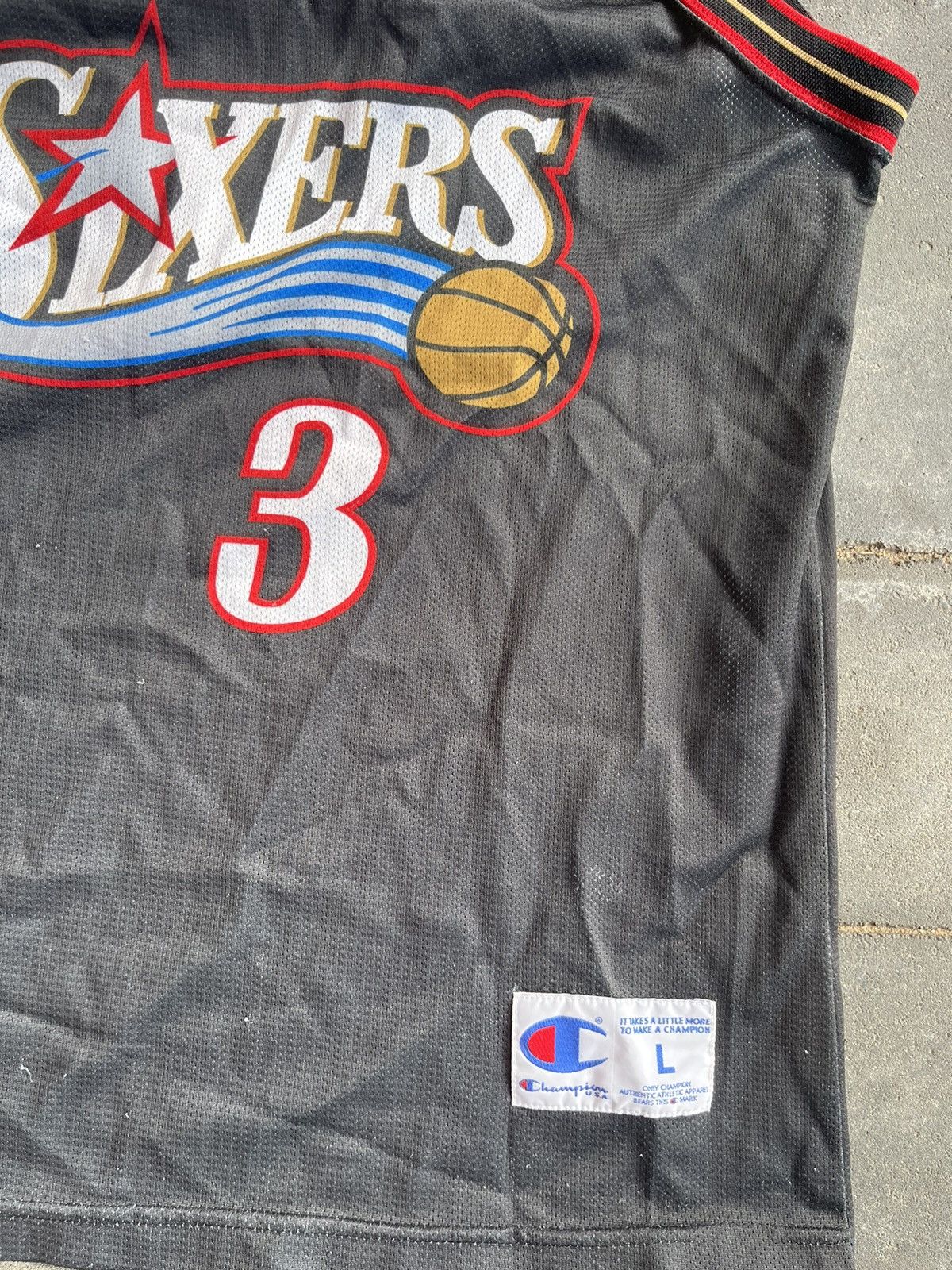 Champion × NBA allen iverson vintage 76ers champion jersey Size US L / EU 52-54 / 3 - 2 Thumbnail