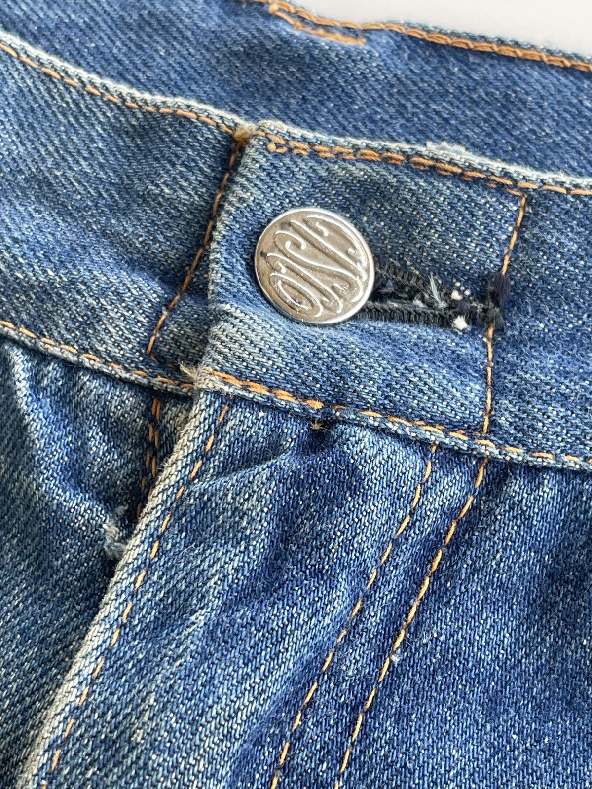 Vintage Vintage Stevens Dirty Distressed Flared Jeans Size US 28 / EU 44 - 9 Thumbnail