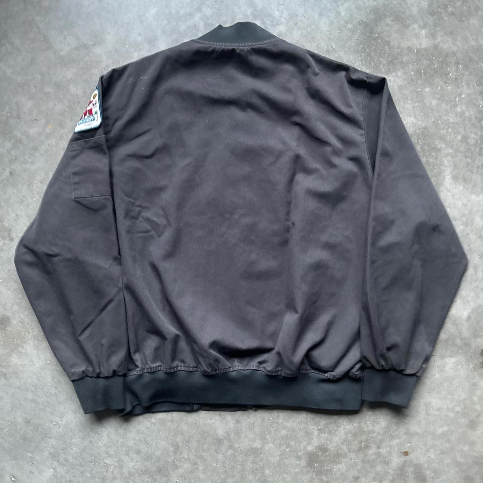 Other Miami Dade Transit Black Faded Vintage 90’s Bomber Jacket Size US XL / EU 56 / 4 - 2 Thumbnail