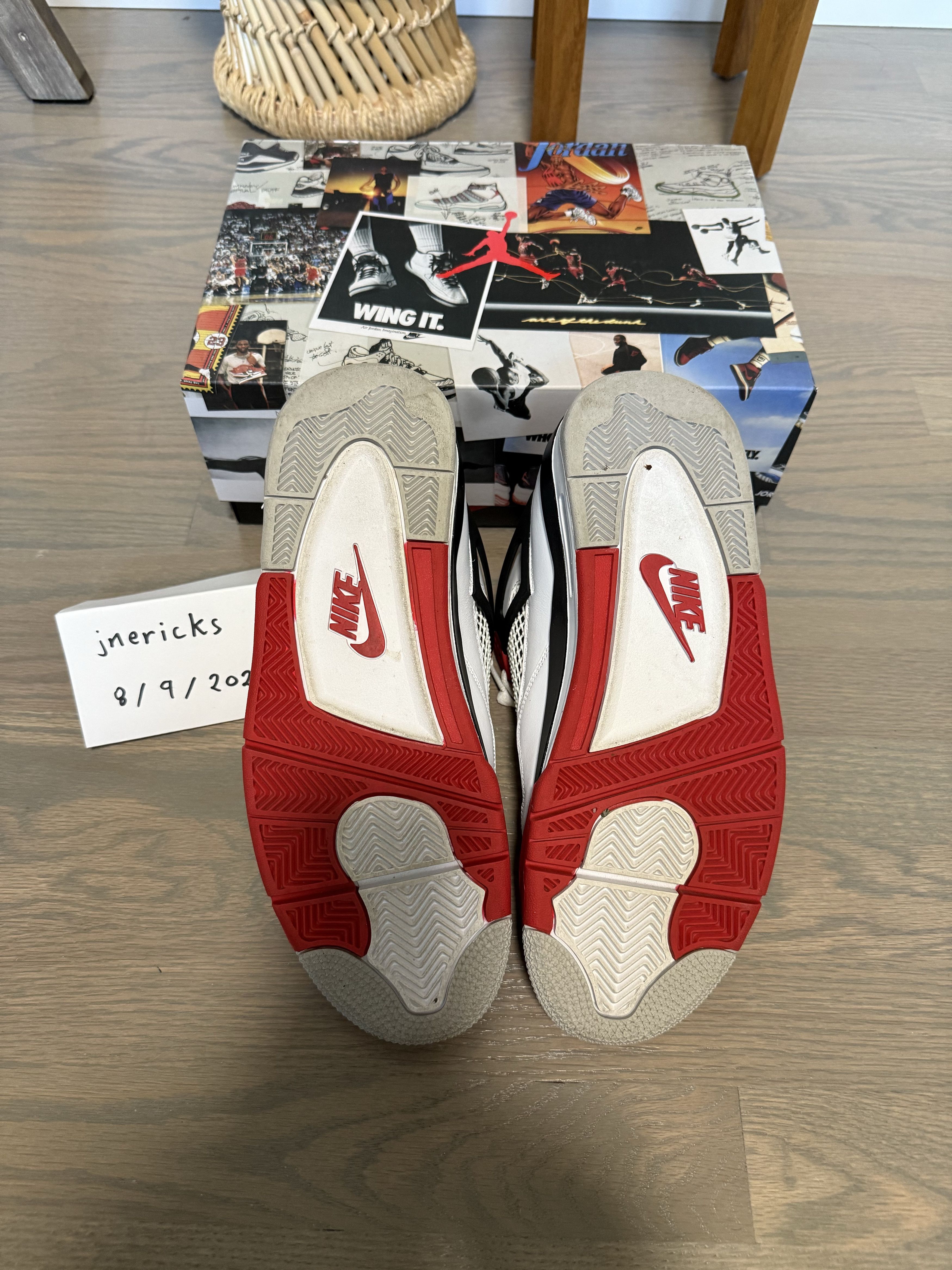 Jordan Brand Jordan 4 Retro Fire Red (2020) Size US 9.5 / EU 42-43 - 2 Thumbnail
