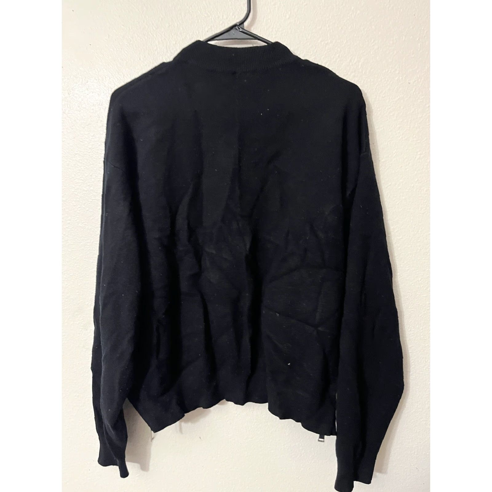 Zara VINTAGE Zara Wool Blend Sweater Pullover Knit Crew Neck Size M Womens Black Size M / US 6-8 / IT 42-44 - 3 Thumbnail