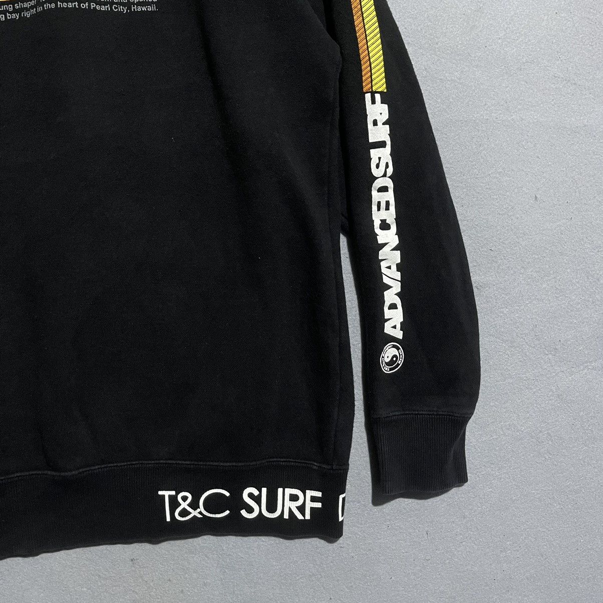 Vintage Vintage T&C Surf Designs Black Graphic Sweatshirt XL Size US XL / EU 56 / 4 - 5 Thumbnail